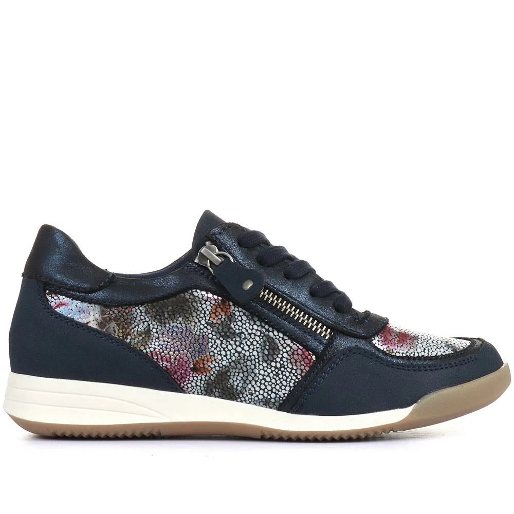 Pavers Floral Print Ladies Trainers - WBINS33009 / 319 651 Sneakers 3 Pavers Floral Print Ladies Trainers - WBINS33009 / 319 651 Sneakers