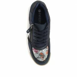 Pavers Floral Print Ladies Trainers - WBINS33009 / 319 651 Sneakers 10 Pavers Floral Print Ladies Trainers - WBINS33009 / 319 651 Sneakers