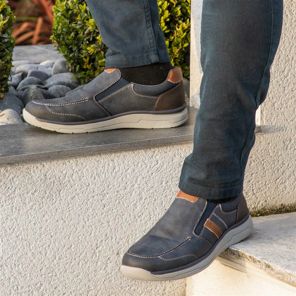 Pavers Wide Fit Slip On Sneakers For Men / 319 501 11 Pavers Wide Fit Slip On Sneakers For Men / 319 501