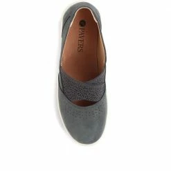 Pavers Shoes Ladies Slip On Navy Sneakers - BRK33011 / 319 478 / 319 478