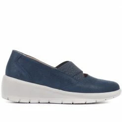 Pavers Shoes Ladies Slip On Navy Sneakers - BRK33011 / 319 478 / 319 478