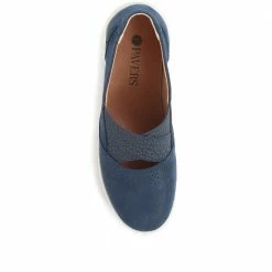 Pavers Shoes Ladies Slip On Navy Sneakers - BRK33011 / 319 478 / 319 478