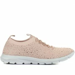 Pavers Ladies Grey Knit Sneakers - BRK33015 / 319 480 / 319 480 60 Pavers Ladies Grey Knit Sneakers - BRK33015 / 319 480 / 319 480