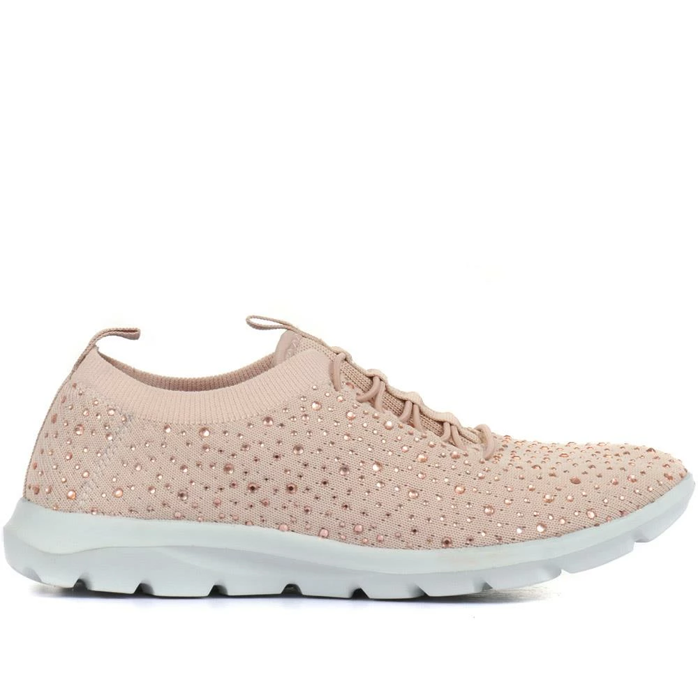 Pavers Ladies Grey Knit Sneakers - BRK33015 / 319 480 / 319 480 27 Pavers Ladies Grey Knit Sneakers - BRK33015 / 319 480 / 319 480