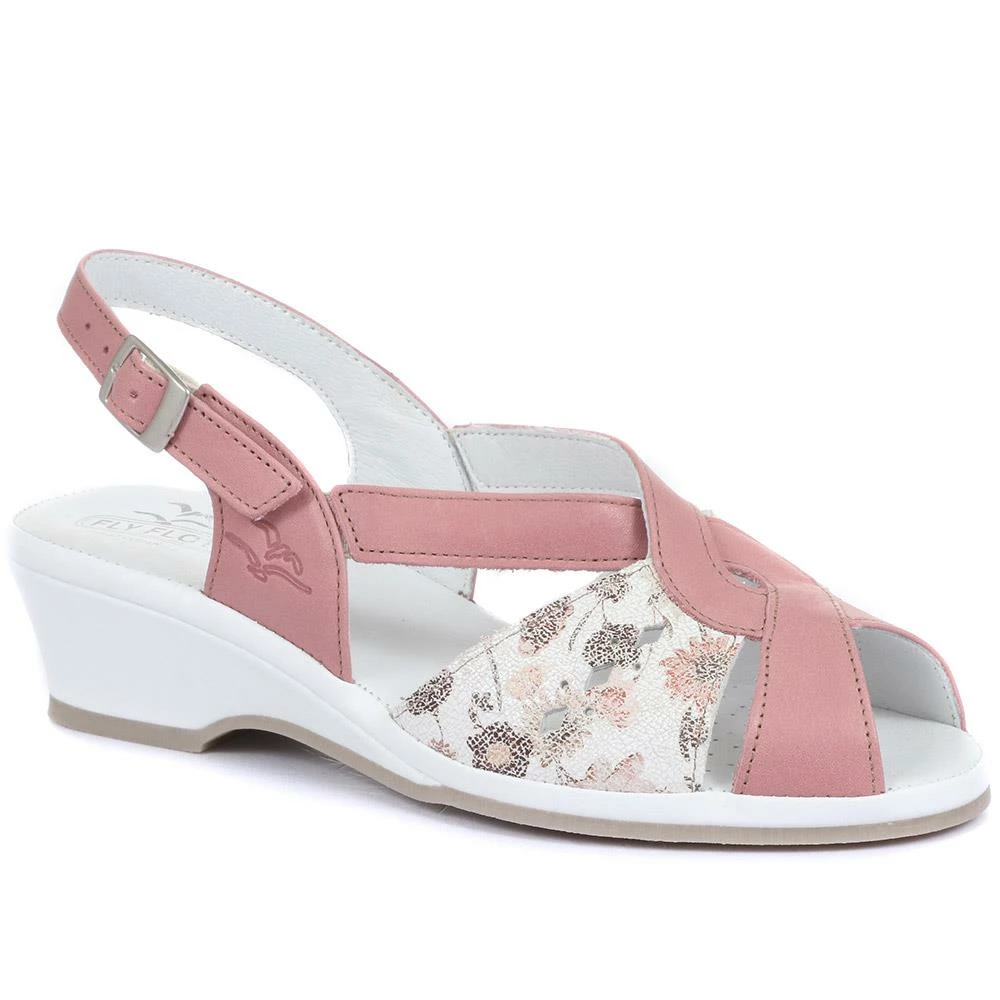 Fly Flot Wide Fit Ladies Flat Sandals - CAL31023 / 317 709 1 Fly Flot Wide Fit Ladies Flat Sandals - CAL31023 / 317 709