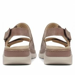 Fly Flot Adjustable Flat Leather Sandals - CAL33003 / 319 505