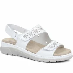 Fly Flot Adjustable Flat Leather Sandals - CAL33003 / 319 505
