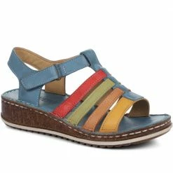 Pavers Leather Sandals - CAY33017 / 320 019