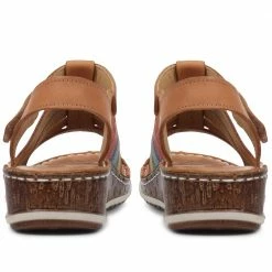 Pavers Leather Sandals - CAY33017 / 320 019