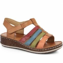Pavers Leather Sandals - CAY33017 / 320 019