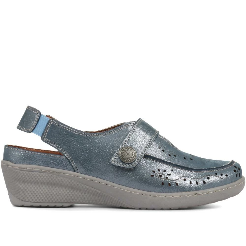 Pavers Leather Slip On Shoes - LUCK33017 / 320 058 Slingbacks 3 Pavers Leather Slip On Shoes - LUCK33017 / 320 058 Slingbacks