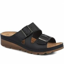 Pavers Ladies Casual Buckle Mule Sandals - SERAY33003 / 319 953 / 319 953