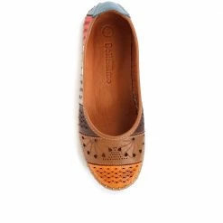 Bellissimo Flat Leather Ballerina Shoes - BELMETIN31009 / 317 955 49 Bellissimo Flat Leather Ballerina Shoes - BELMETIN31009 / 317 955