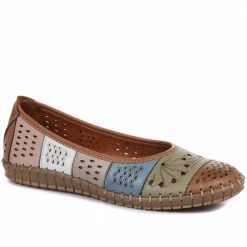 Bellissimo Flat Leather Ballerina Shoes - BELMETIN31009 / 317 955