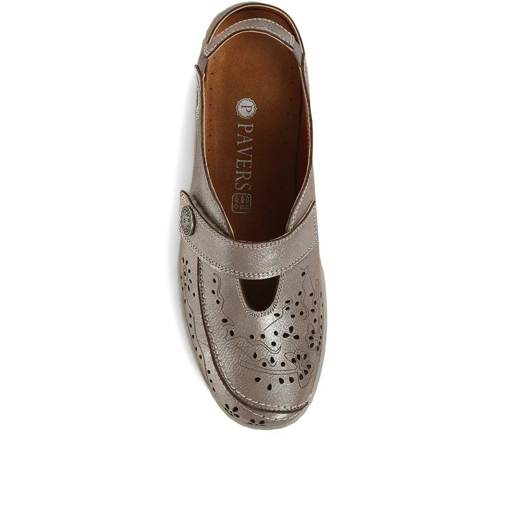 Pavers Leather Slip On Shoes - LUCK33017 / 320 058 Slingbacks 9 Pavers Leather Slip On Shoes - LUCK33017 / 320 058 Slingbacks