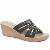Pavers Embellished Wedge Heel Sandals - INB31039 / 318 169