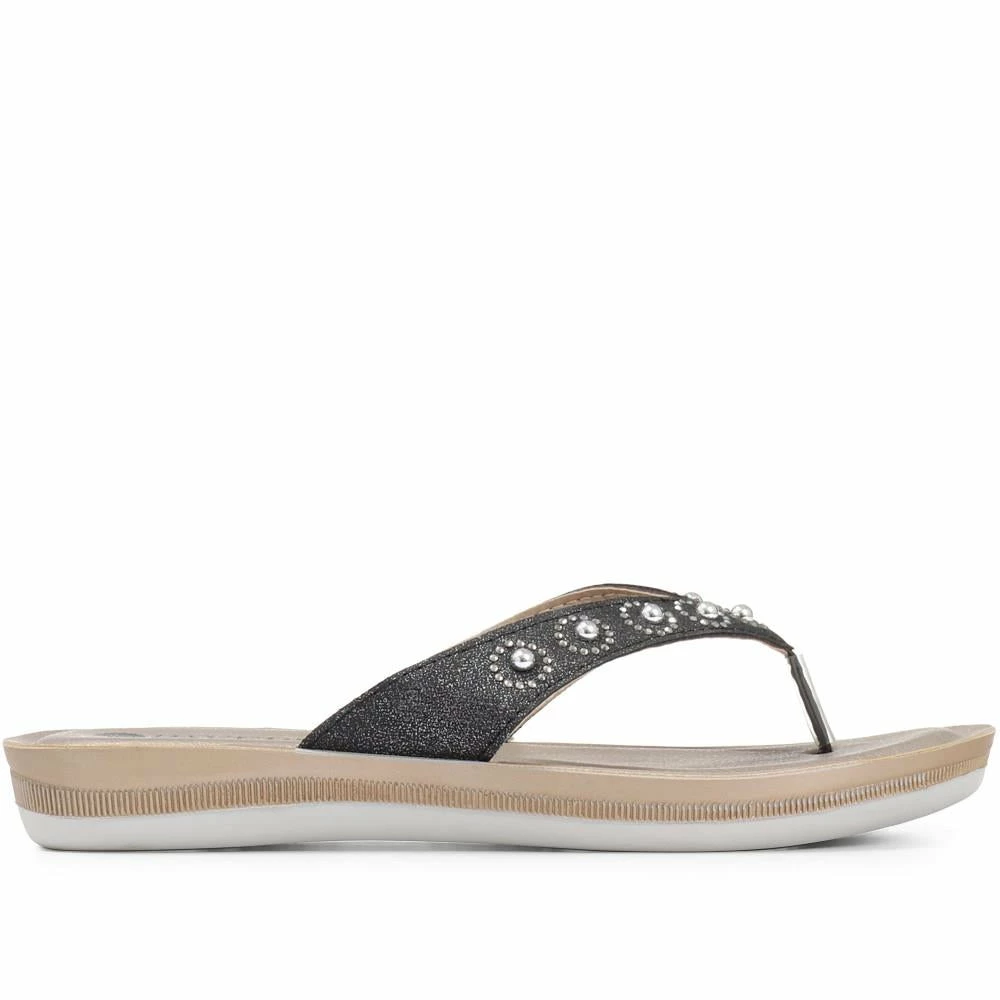 Pavers Embellished Toe Post - INB29009 / 315 144 Sandals 4 Pavers Embellished Toe Post - INB29009 / 315 144 Sandals