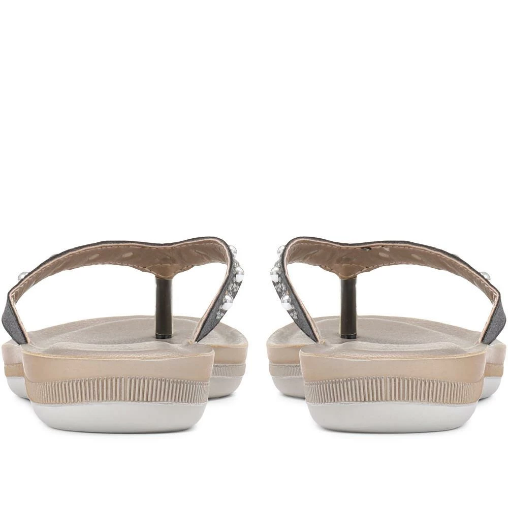 Pavers Embellished Toe Post - INB29009 / 315 144 Sandals 5 Pavers Embellished Toe Post - INB29009 / 315 144 Sandals