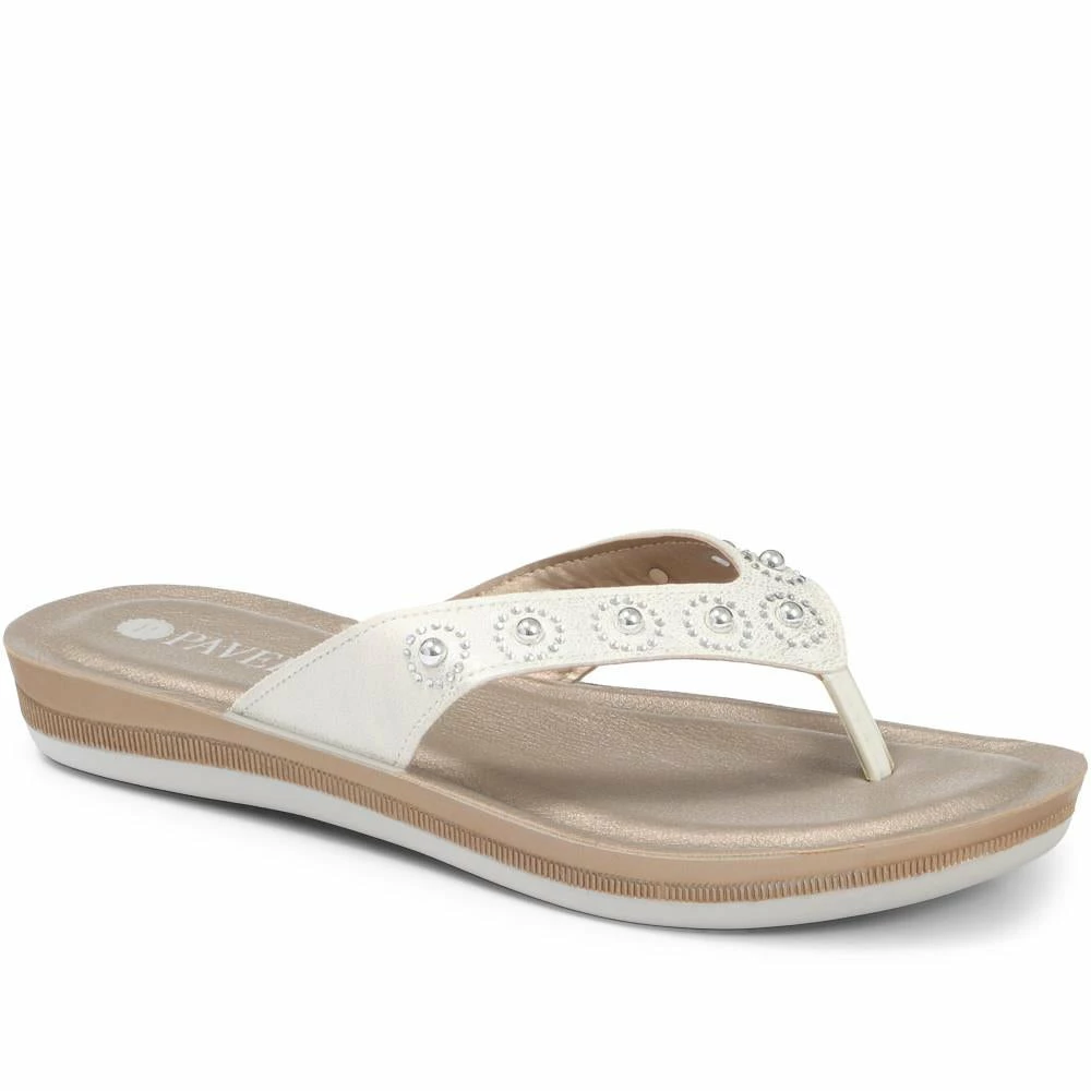 Pavers Embellished Toe Post - INB29009 / 315 144 Sandals 1 Pavers Embellished Toe Post - INB29009 / 315 144 Sandals