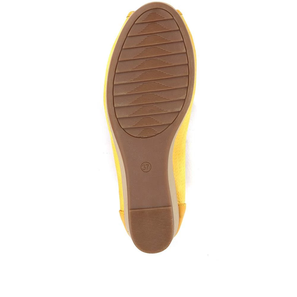 Pavers Shoes Peep-Toe Wedge Pumps - BAIZH33057 / 320 039 6 Pavers Shoes Peep-Toe Wedge Pumps - BAIZH33057 / 320 039