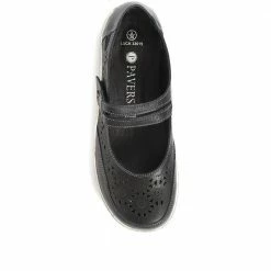 Pavers Wide Fit Leather Mary Jane Shoes - LUCK33019 / 320 056 16 Pavers Wide Fit Leather Mary Jane Shoes - LUCK33019 / 320 056