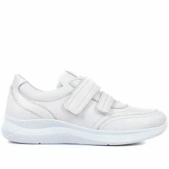 Pavers Womens Leather Double Strap Sneakers - META33001 / 320 097 / 320 097