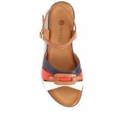 Pavers Flat Leather Sandals - METIN33011 / 319 978