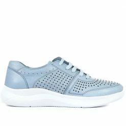 Pavers Leather Cut-Out Lace-Up Trainers - META33003 / 320 098 Sneakers 8 Pavers Leather Cut-Out Lace-Up Trainers - META33003 / 320 098 Sneakers
