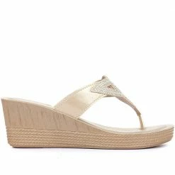 Pavers Toe Post Wedge Sandals - INB33033 / 320 065