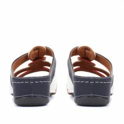 Pavers Wide Fit Wedge Mule Sandals - WLIG33011 / 319 656 9 Pavers Wide Fit Wedge Mule Sandals - WLIG33011 / 319 656