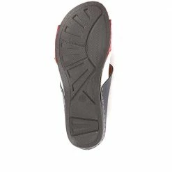 Pavers Wide Fit Wedge Mule Sandals - WLIG33011 / 319 656 11 Pavers Wide Fit Wedge Mule Sandals - WLIG33011 / 319 656