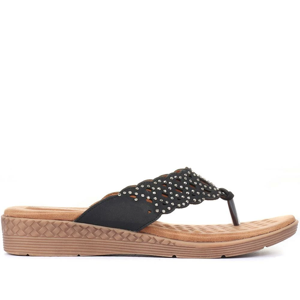 Pavers Cut-Out Toe-Post Sandals - BAIZH33047 / 320 047 3 Pavers Cut-Out Toe-Post Sandals - BAIZH33047 / 320 047