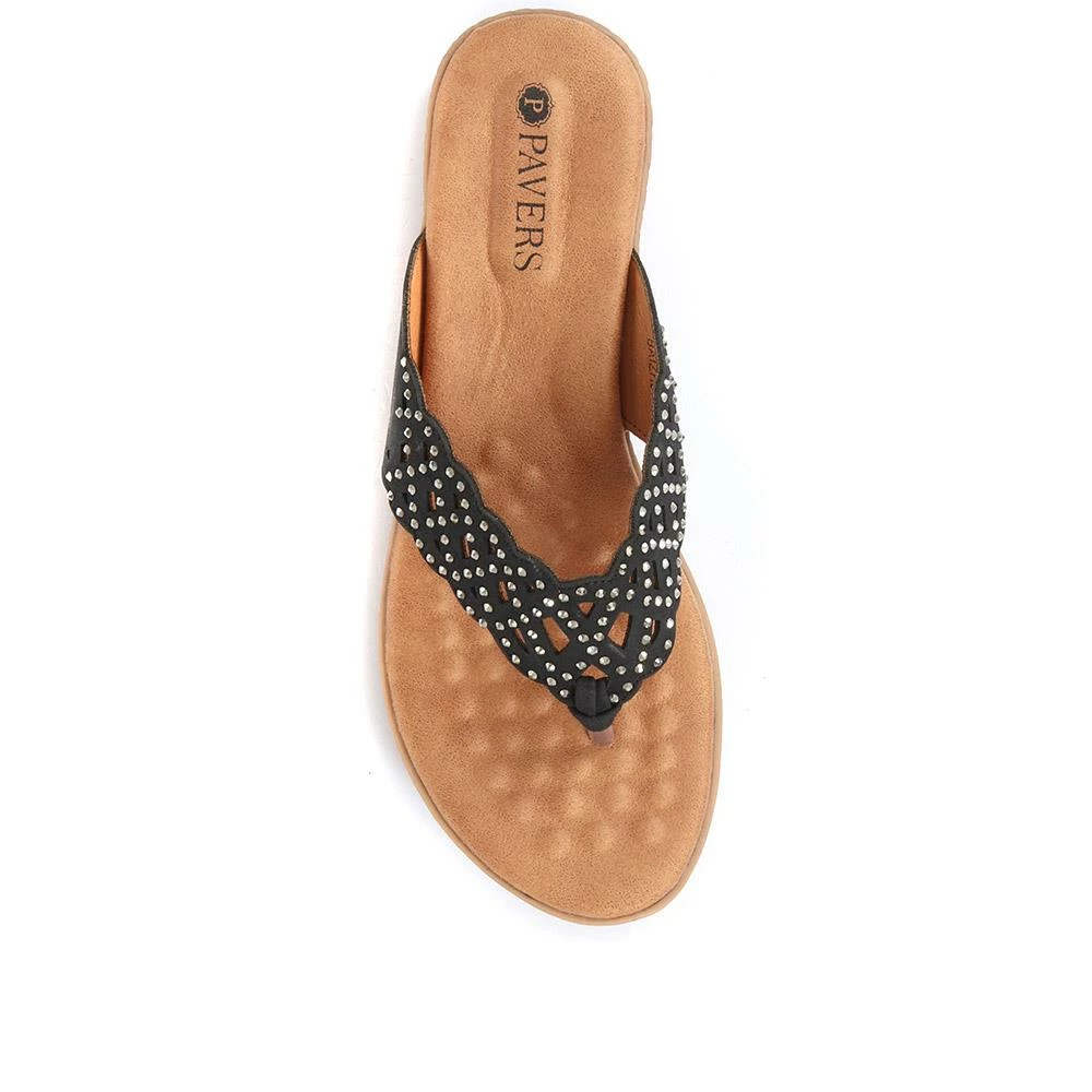 Pavers Cut-Out Toe-Post Sandals - BAIZH33047 / 320 047 5 Pavers Cut-Out Toe-Post Sandals - BAIZH33047 / 320 047