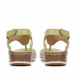 Pavers Leather Toe-Post Sling-Back Sandals - CAY33005 / 319 989