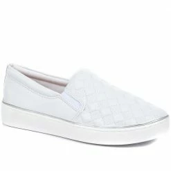 Bellissimo Woven Leather Slip-On Sneakers / 318 360