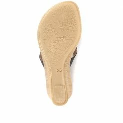 Pavers Wedge Mule Sandals - INB31041 / 318 170