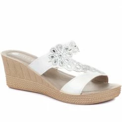 Pavers Wedge Mule Sandals - INB31041 / 318 170