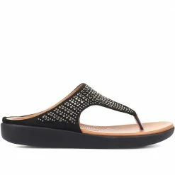 Pavers Embellished Toe-Post Sandals - BELBAIZH31069 / 318 545