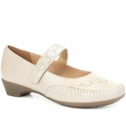 Pavers Ladies Cream Mary Jane Shoe - BASAN28002 / 315 254 / 315 254 Shoes