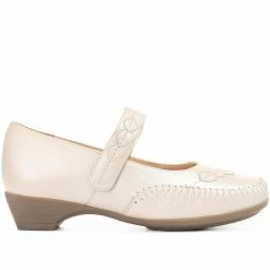 Pavers Ladies Cream Mary Jane Shoe - BASAN28002 / 315 254 / 315 254 Shoes