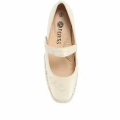 Pavers Ladies Cream Mary Jane Shoe - BASAN28002 / 315 254 / 315 254 Shoes