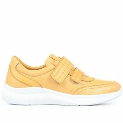 Pavers Womens Leather Double Strap Sneakers - META33001 / 320 097 / 320 097