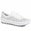 Pavers Wide Fit Leather-Lace Up Sneakers / 320 597