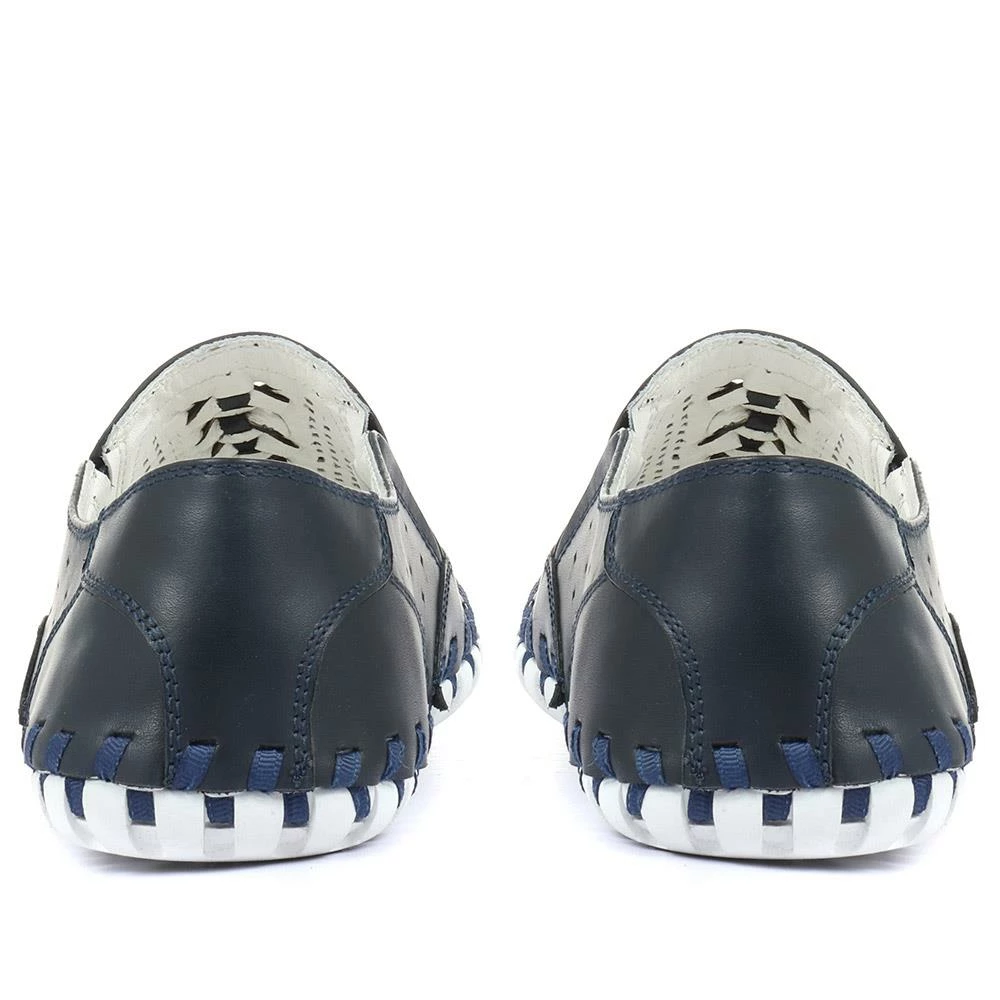 Pavers Casual Leather Moccasin Shoes - LIXIN33001 / 319 951 4 Pavers Casual Leather Moccasin Shoes - LIXIN33001 / 319 951