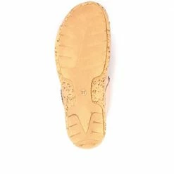 Pavers Ladies Cut Out Leather Mule Wedge Sandals - KARY33011 / 319 943 / 319 943 35 Pavers Ladies Cut Out Leather Mule Wedge Sandals - KARY33011 / 319 943 / 319 943