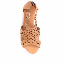 Pavers Women's Leather Sandals - ZYN33007 / 320 110