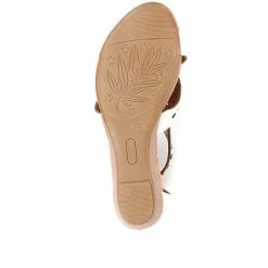 Pavers Women's Leather Sandals - ZYN33007 / 320 110
