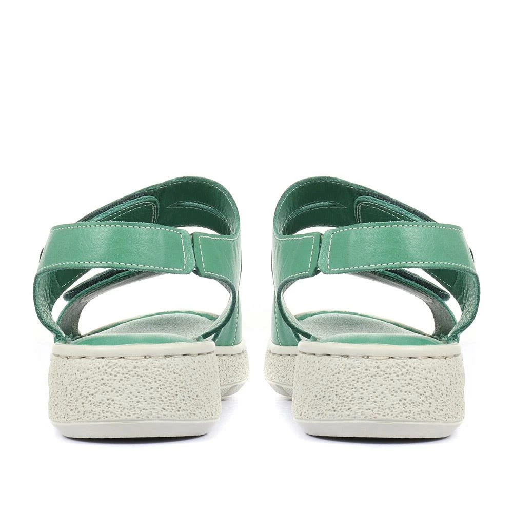 Pavers Wide Fit E Leather Sandals - OZAR33034 / 320 198 9 Pavers Wide Fit E Leather Sandals - OZAR33034 / 320 198