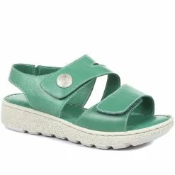 Pavers Wide Fit E Leather Sandals - OZAR33034 / 320 198 13 Pavers Wide Fit E Leather Sandals - OZAR33034 / 320 198