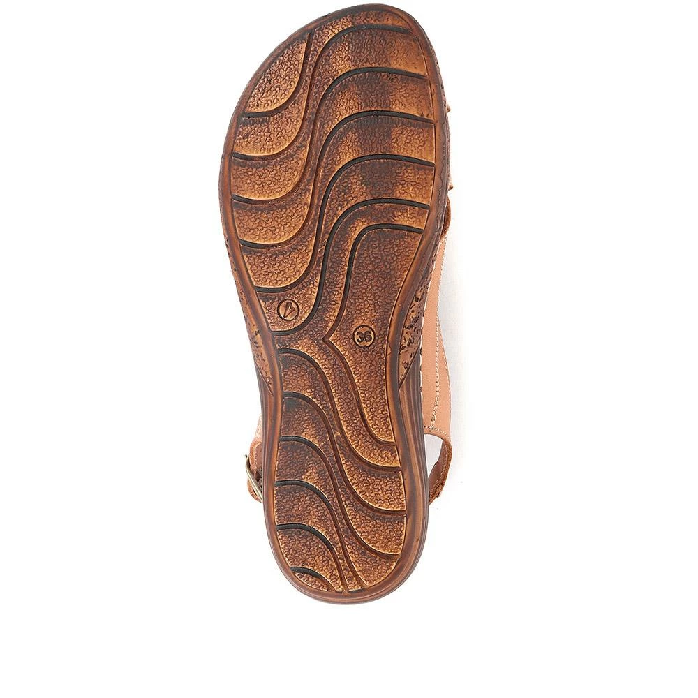 Pavers Ladies White Leather Summer Sandals - LUCK33023 / 320 590 / 320 590 10 Pavers Ladies White Leather Summer Sandals - LUCK33023 / 320 590 / 320 590